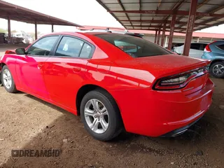 2020 Dodge Charger SXT with VIN 2C3CDXBG5LH204348, listed as a IAAI auction lot 41923289 with 92,875 mi miles. Bid and sale history available at carsss.com. Image 3.