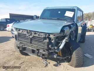 2023 Ford Bronco with VIN 1FMEE5DH3PLB53030, listed as a IAAI auction lot 41485605 with 38,808 mi miles. Bid and sale history available at carsss.com. Image 6.