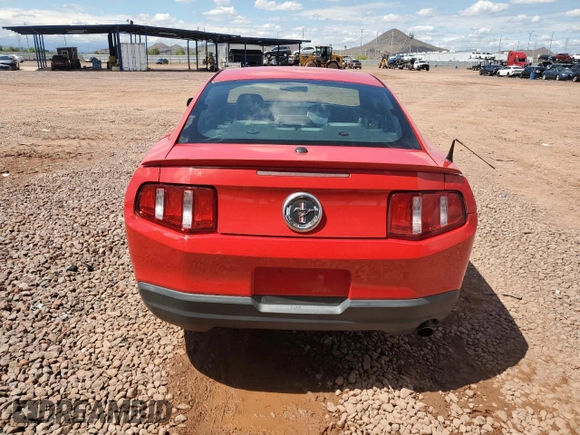 2010 Ford Mustang V6 with VIN 1ZVBP8AN6A5128015, listed as a Copart auction lot 59201315 with 143,591 mi miles and Salvage title. Bid and sale history available at DreamBid. Image 6.