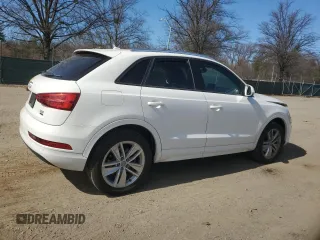 2017 Audi Q3 Premium with VIN WA1ECCFS1HR008097, listed as a Copart auction lot 48542095 with 45,539 mi miles and Salvage Title. Bid and sale history available at carsss.com. Image 3.