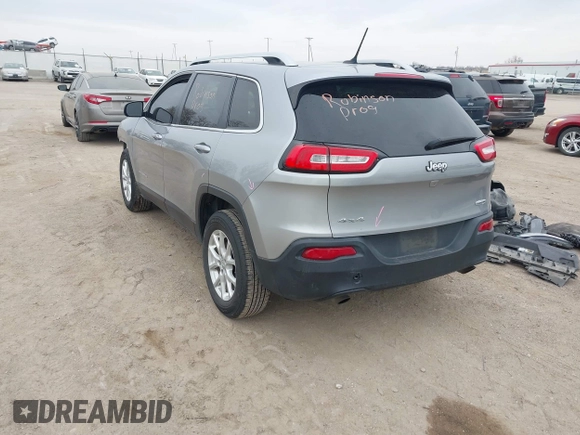 2014 Jeep Cherokee Latitude with VIN 1C4PJMCS7EW220899, listed as a IAAI auction lot 41973561 with 135,572 mi miles. Bid and sale history available at carsss.com. Image 3.