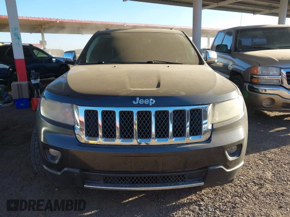 2011 Jeep Grand Cherokee Overland with VIN 1J4RR6GT1BC541506, listed as a IAAI auction lot 41850203 with 177,287 mi miles and . Bid and sale history available at DreamBid. Image 12.