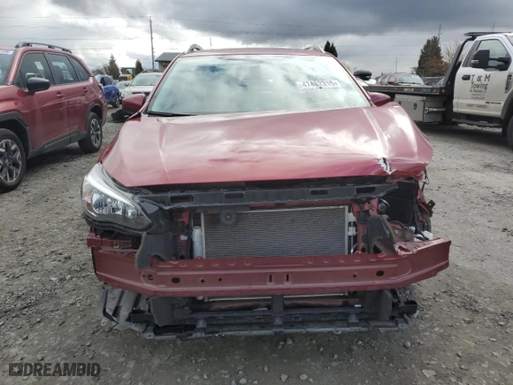 2023 Subaru Impreza Premium with VIN 4S3GTAD62P3700881, listed as a Copart auction lot 47462315 with 23,012 mi miles and Salvage Title. Bid and sale history available at carsss.com. Image 5.