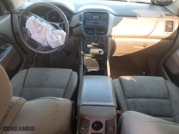 2007 Honda Pilot LX with VIN 5FNYF18137B026317, listed as a Copart auction lot 46458695 with 186,862 mi miles and Salvage Title. Bid and sale history available at carsss.com. Image 8.