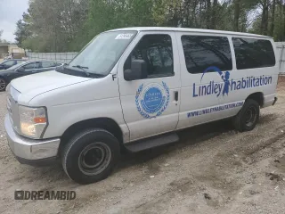 2014 Ford Econoline Passenger XL with VIN 1FBNE3BL3EDA15502, listed as a Copart auction lot 51295465 with 225,172 mi miles and Clean Title. Bid and sale history available at carsss.com. Image 1.