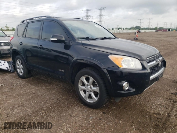 2012 Toyota RAV4 Limited with VIN 2T3DF4DV6CW221681, listed as a Copart auction lot 60923695 with 129,300 mi miles and Salvage title. Bid and sale history available at DreamBid. Image 4.