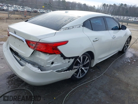 2017 Nissan Maxima SL with VIN 1N4AA6AP8HC431881, listed as a IAAI auction lot 41362863 with 113,536 mi miles and . Bid and sale history available at DreamBid. Image 4.