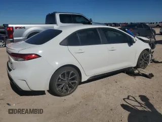 2020 Toyota Corolla SE with VIN 5YFP4RCE2LP038273, listed as a Copart auction lot 79075604 with 83,398 mi miles and Salvage Title. Bid and sale history available at carsss.com. Image 3.