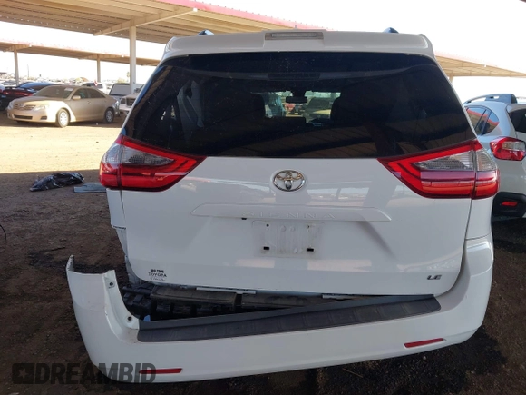 2020 Toyota Sienna LE Auto Access Seat with VIN 5TDKZ3DC0LS029925, listed as a IAAI auction lot 41882957 with 90,555 mi miles and . Bid and sale history available at DreamBid. Image 16.