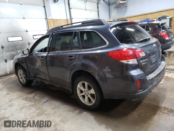 2013 Subaru Outback Premium с VIN 4S4BRCCC2D3205082, выставлен на аукционе Copart как лот 85646714 с пробегом 117 326 миль миль и Списание • Salvage title. История ставок и продаж доступна на DreamBid. Изображение 2.