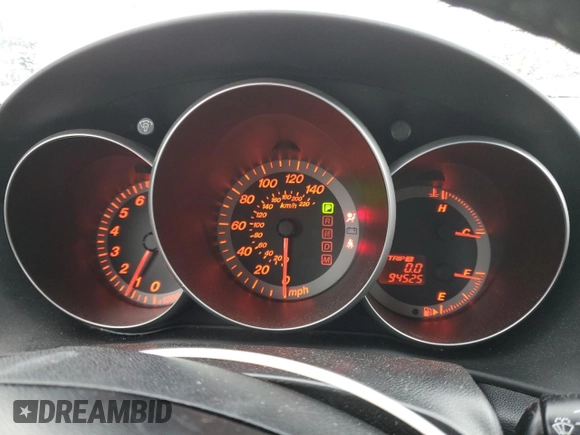 2007 Mazda 3 S Sport with VIN JM1BK143871681123, listed as a Copart auction lot 53554495 with 94,525 mi miles and Salvage Title. Bid and sale history available at DreamBid. Image 9.