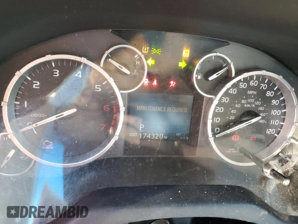 2015 Toyota Tundra 4WD Truck SR5 with VIN 5TFDY5F1XFX416466, listed as a Copart auction lot 84619634 with 174,320 mi miles and Salvage Title. Bid and sale history available at carsss.com. Image 9.