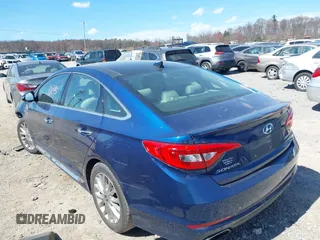 2015 Hyundai Sonata Limited with VIN 5NPE34AF3FH097293, listed as a IAAI auction lot 41811245 with 114,744 mi miles and . Bid and sale history available at carsss.com. Image 3.