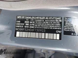 2006 Mercedes-Benz C 230 Sport с VIN WDBRF52H06F730923, выставлен на аукционе IAAI как лот 42314179 с пробегом 123 162 миль миль и . История ставок и продаж доступна на DreamBid. Изображение 9.