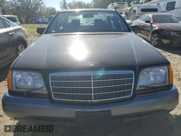 1994 Mercedes-Benz S with VIN WDBGA51EXRA151386, listed as a Copart auction lot 81561754 with 43,224 mi miles and Clean Title. Bid and sale history available at DreamBid. Image 5.