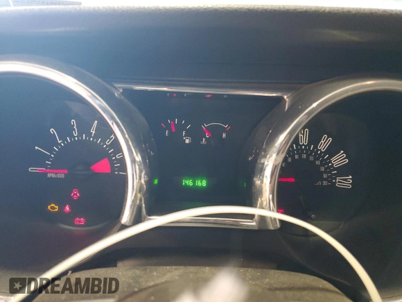 2005 Ford Mustang Deluxe с VIN 1ZVFT84N655243325, выставлен на аукционе Copart как лот 62037365 с пробегом 146 168 миль миль и Списание • Salvage title. История ставок и продаж доступна на DreamBid. Изображение 9.