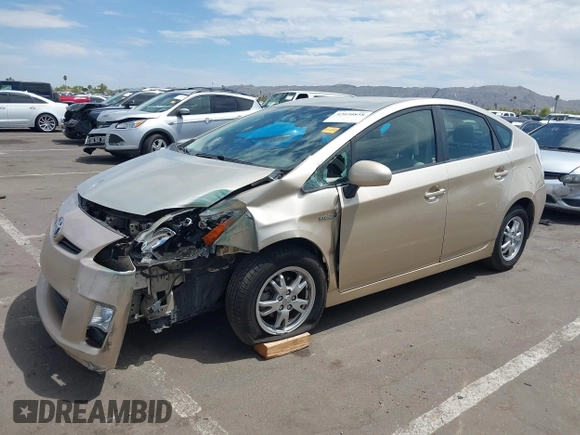 2010 Toyota Prius II with VIN JTDKN3DUXA0052326, listed as a IAAI auction lot 42030858 with 183,046 mi miles and . Bid and sale history available at carsss.com. Image 2.