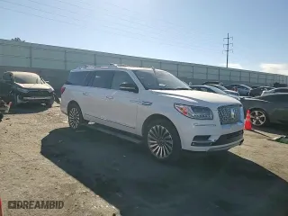 2019 Lincoln Navigator L Reserve with VIN 5LMJJ3LT2KEL14398, listed as a Copart auction lot 77455714 with 0 mi miles and Salvage Title. Bid and sale history available at carsss.com. Image 12.