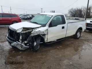 2014 Ford F-150 XL with VIN 1FTNF1CF8EKE96476, listed as a Copart auction lot 42539935 with 120,205 mi miles and Salvage Title. Bid and sale history available at carsss.com. Image 1.
