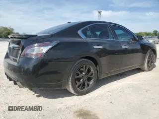 2013 Nissan Maxima SV with VIN 1N4AA5AP4DC817699, listed as a Copart auction lot 53532795 with 179,385 mi miles and Salvage title. Bid and sale history available at DreamBid. Image 3.