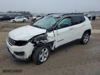 2018 Jeep Compass Latitude with VIN 3C4NJCBB5JT272406, listed as a Copart auction lot 44656245 with 199,215 mi miles and Salvage Title. Bid and sale history available at carsss.com. Image 1.