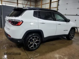 2025 Jeep Compass Limited with VIN 3C4NJDCN8ST591962, listed as a Copart auction lot 62530195 with 3,062 mi miles and Clean title. Bid and sale history available at DreamBid. Image 3.
