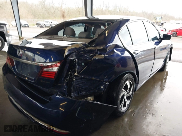 2016 Honda Accord Sedan LX with VIN 1HGCR2F33GA098480, listed as a IAAI auction lot 41708690 with 107,300 mi miles. Bid and sale history available at carsss.com. Image 4.