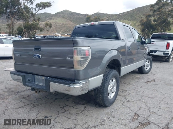 2010 Ford F-150 XL with VIN 1FTEW1C87AKB05460, listed as a IAAI auction lot 41734786 with 198,395 mi miles. Bid and sale history available at carsss.com. Image 4.