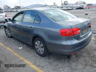 2013 Volkswagen Jetta Sedan S with VIN 3VW2K7AJ0DM368021, listed as a IAAI auction lot 41547648 with 155,678 mi miles. Bid and sale history available at carsss.com. Image 3.