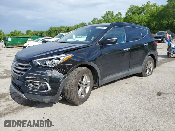 2017 Hyundai Santa Fe 2.4L z VIN 5XYZUDLB1HG412675, wystawiony jako Copart lot #57169045 z przebiegiem 38 947 mil mil oraz Szkoda całkowita • Salvage title. Historia ofert i sprzedaży dostępna na DreamBid. Obrazek 1.