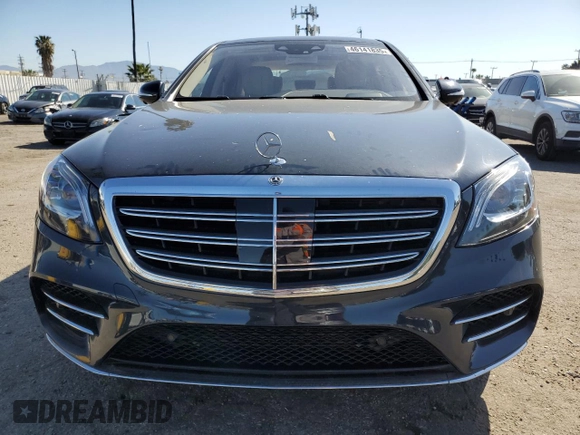 2018 Mercedes-Benz S 560 with VIN WDDUG8DB5JA378761, listed as a Copart auction lot 46141835 with 51,135 mi miles and Salvage Title. Bid and sale history available at carsss.com. Image 5.