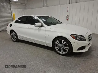 2018 Mercedes-Benz C 350e with VIN 55SWF4HB9JU243670, listed as a Copart auction lot 49882275 with 88,357 mi miles and Clean title. Bid and sale history available at DreamBid. Image 4.