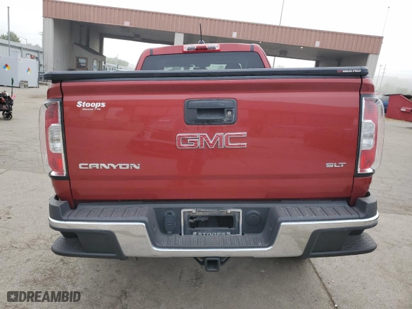 2015 GMC Canyon 4WD SLT with VIN 1GTH6CE39F1215532, listed as a Copart auction lot 72382744 with NaN miles and Salvage Title. Bid and sale history available at carsss.com. Image 6.