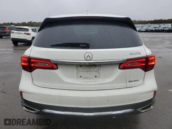 2019 Acura MDX with VIN 5J8YD4H39KL026614, listed as a Copart auction lot 42125985 with 56,809 mi miles and Salvage Title. Bid and sale history available at carsss.com. Image 6.