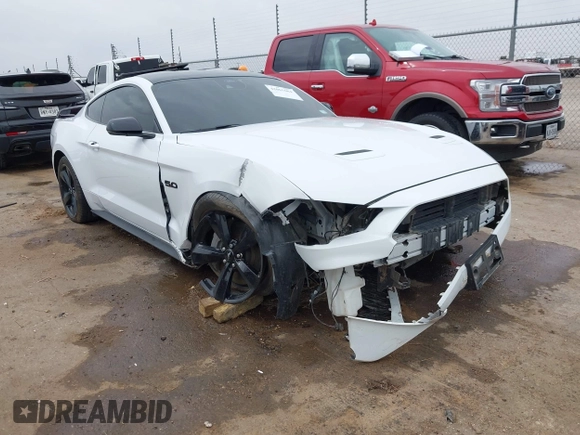 2022 Ford Mustang GT with VIN 1FA6P8CF8N5109343, listed as a IAAI auction lot 42061684 with 47,885 mi miles and . Bid and sale history available at DreamBid. Image 6.