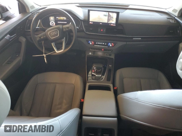 2021 Audi Q5 Premium Plus with VIN WA1BAAFY6M2071930, listed as a Copart auction lot 62777725 with 59,879 mi miles and Salvage title. Bid and sale history available at DreamBid. Image 8.