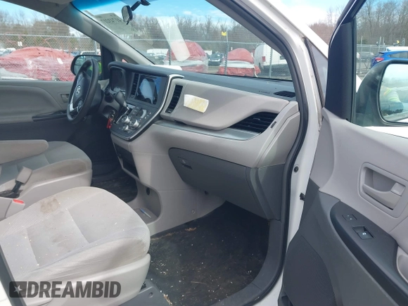 2017 Toyota Sienna L with VIN 5TDZZ3DC7HS776329, listed as a IAAI auction lot 41743217 with 141,181 mi miles and . Bid and sale history available at DreamBid. Image 5.