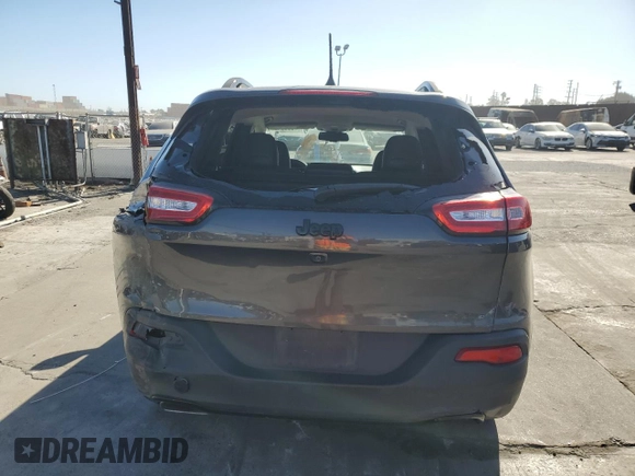 2017 Jeep Cherokee Limited with VIN 1C4PJLDS2HW654788, listed as a Copart auction lot 88324255 with 21,545 mi miles and Salvage Title. Bid and sale history available at carsss.com. Image 6.