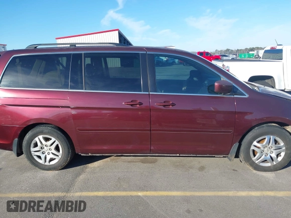 2007 Honda Odyssey EX with VIN 5FNRL38487B440275, listed as a IAAI auction lot 41588030 with 280,937 mi miles. Bid and sale history available at carsss.com. Image 14.