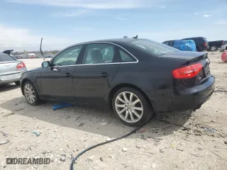 2013 Audi A4 Premium Plus with VIN WAUFFAFL3DA165862, listed as a Copart auction lot 51474175 with 135,273 mi miles and Clean Title. Bid and sale history available at carsss.com. Image 2.