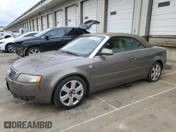 2005 Audi A4 3.0L with VIN WAUDT48H95K006723, listed as a Copart auction lot 51046784 with 148,948 mi miles and Clean Title. Bid and sale history available at carsss.com. Image 1.