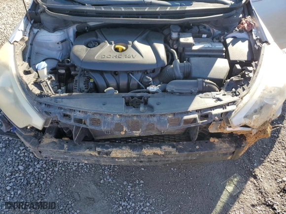 2015 Kia Forte LX with VIN KNAFK4A68F5404963, listed as a Copart auction lot 46454545 with 188,271 mi miles and Salvage Title. Bid and sale history available at carsss.com. Image 12.