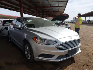 2017 Ford Fusion SE with VIN 3FA6P0HD8HR187521, listed as a IAAI auction lot 41710881 with 1 mi miles. Bid and sale history available at carsss.com. Image 1.