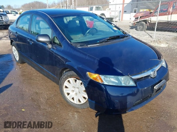 2006 Honda Civic z VIN 1HGFA15296L051321, wystawiony jako IAAI lot #41763355 z przebiegiem 279 322 mil mil oraz . Historia ofert i sprzedaży dostępna na DreamBid. Obrazek 1.