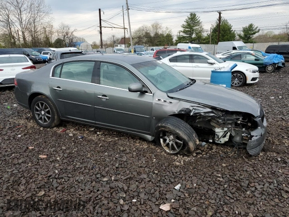 2006 Buick Lucerne CXL with VIN 1G4HD57296U246568, listed as a Copart auction lot 52777545 with 107,507 mi miles and Salvage Title. Bid and sale history available at DreamBid. Image 4.