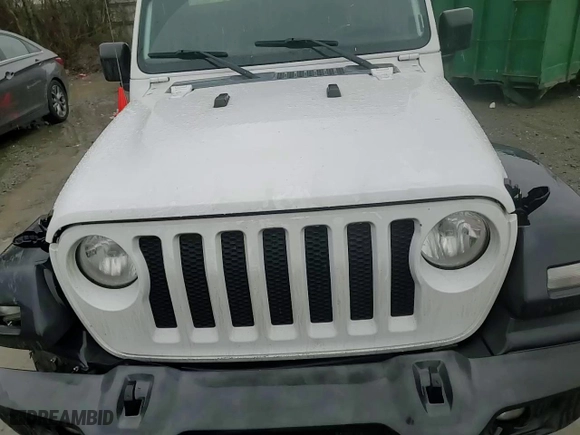 2018 Jeep Wrangler Unlimited Sport S with VIN 1C4HJXDN8JW293224, listed as a Copart auction lot 43574685 with 50,873 mi miles and Salvage Title. Bid and sale history available at carsss.com. Image 12.