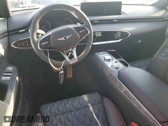 2025 Genesis GV70 Sport с VIN 5NMMCDTC3SH018646, выставлен на аукционе Copart как лот 73887004 с пробегом 1 070 миль миль и На запчасти • Non repairable. История ставок и продаж доступна на DreamBid. Изображение 8.