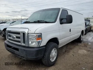 2008 Ford Econoline Cargo Commercial with VIN 1FTNE24L48DA23633, listed as a Copart auction lot 43053795 with 184,923 mi miles and Salvage Title. Bid and sale history available at DreamBid. Image 1.