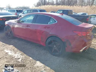 2018 Acura TLX with VIN 19UUB2F30JA002191, listed as a IAAI auction lot 41432550 with 81,233 mi miles. Bid and sale history available at carsss.com. Image 3.