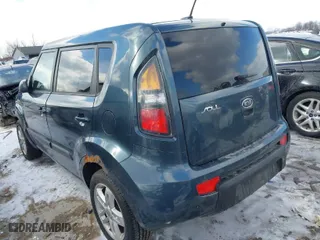 2011 Kia Soul + with VIN KNDJT2A28B7345312, listed as a IAAI auction lot 41528245 with 145,668 mi miles. Bid and sale history available at carsss.com. Image 3.